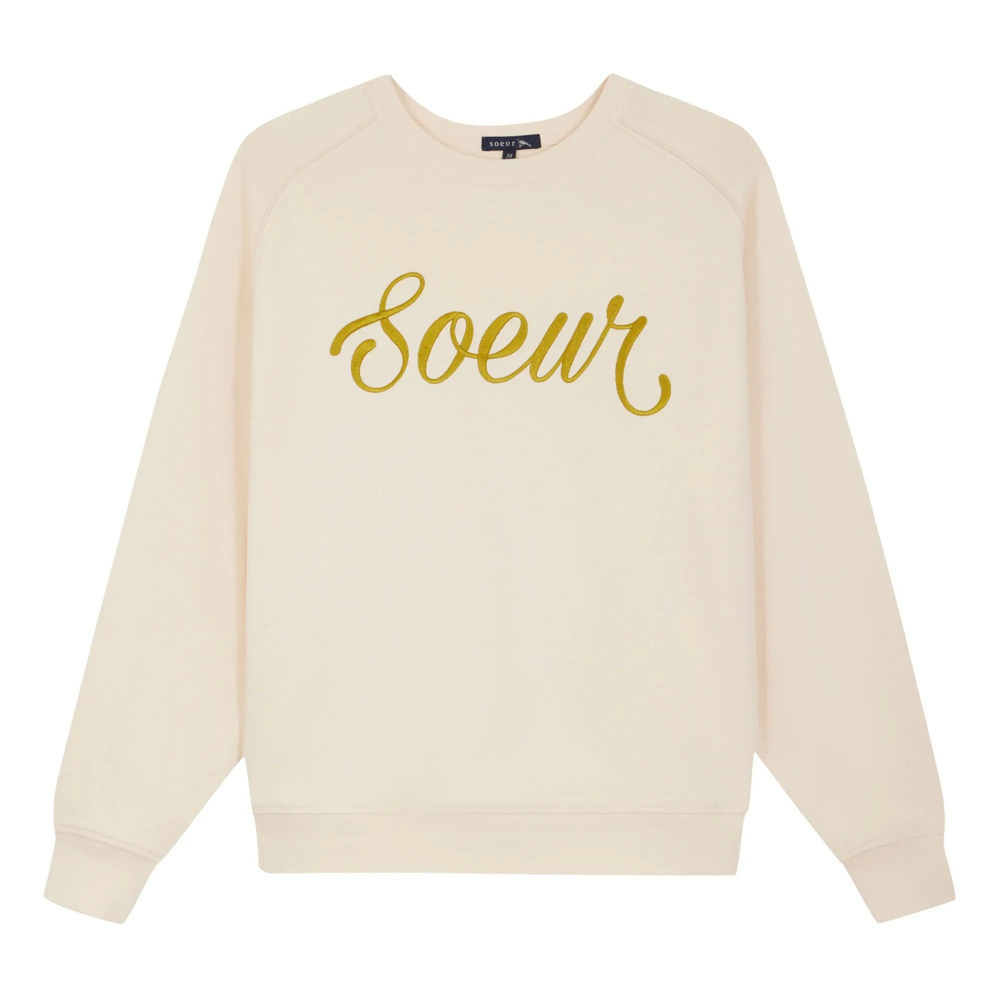 Soeur - Thibault Bio-Baumwoll-Sweatshirt | Ecru