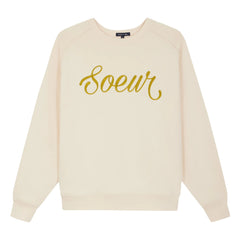 Soeur - Thibault Bio-Baumwoll-Sweatshirt | Ecru