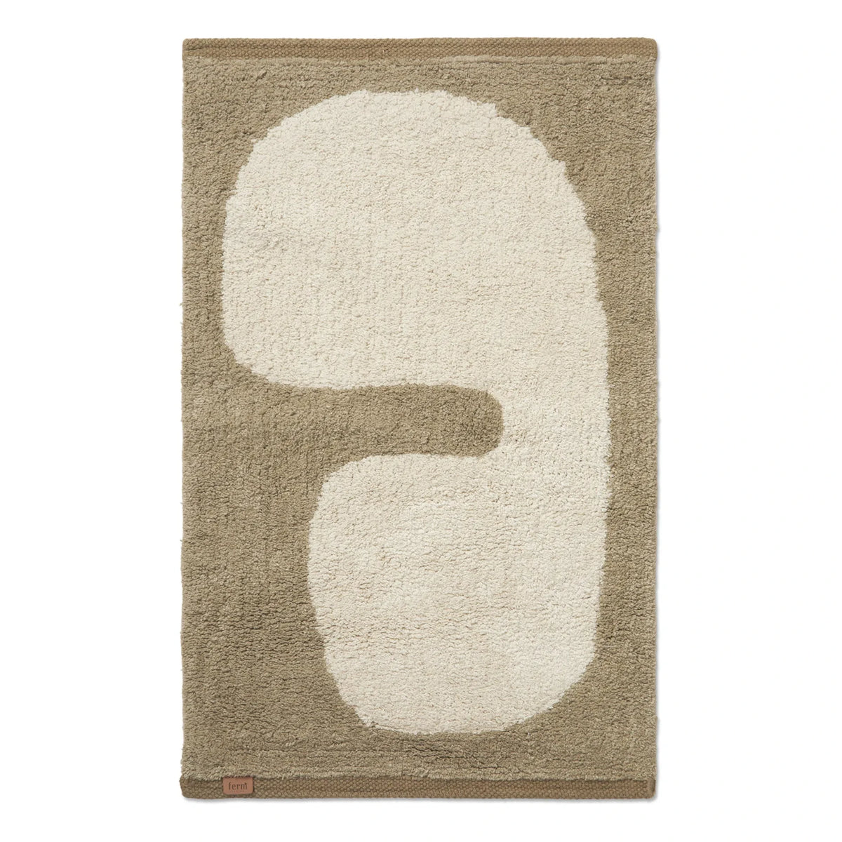Ferm Living - Lay Badteppich | Taupebraun