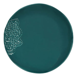 Maison Vessel – Blanca Häkelspitzenteller – 2er-Set | Jade