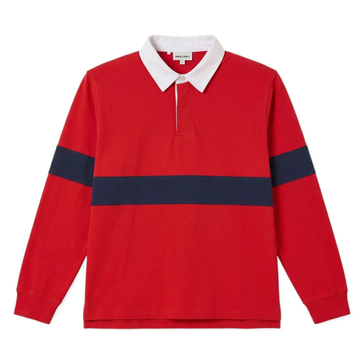 Smallable Man - Fausto Bio-Baumwoll-Polokragen-T-Shirt | Dunkelrot