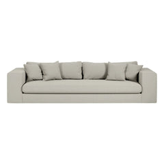 Panac Edition - Bellechasse 3-Sitzer Sofa, Baumwolle und Leinen - 245 cm | Perle