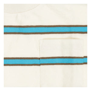 Tumble N'Dry – Oceano Oversize Ringel T-Shirt aus Bio-Baumwolle | Blau
