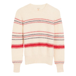 Bellerose - Diosy Gestreifter Pullover | Ecru