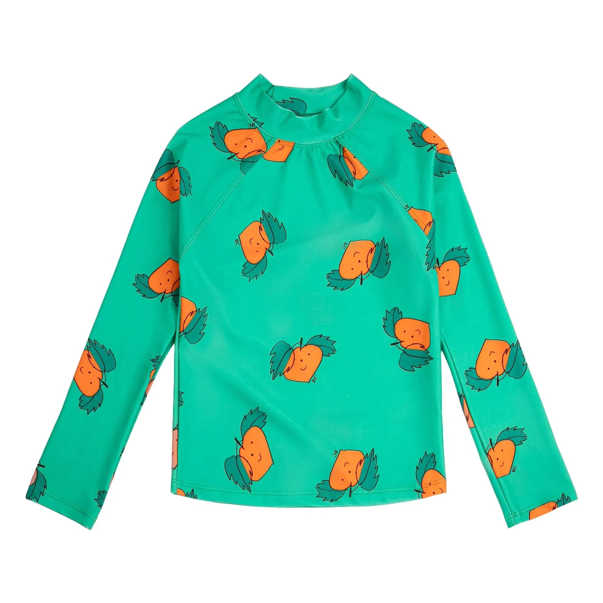 Bobo Choses - Orange UV-Schutz Bade-T-Shirt aus recycelten Fasern | Grün
