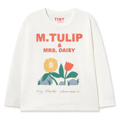 Tinycottons – M.Tulip Bio-Baumwoll-T-Shirt | Weiß