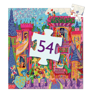 Djeco - Feenschloss-Puzzle - 54 Teile