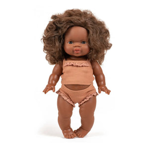 Minikane - Charlie Spielzeugpuppe im Rippstrick-Outfit