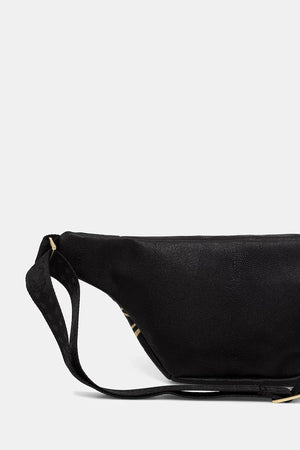 Sprayground - Schwarze Kunstleder-Gürteltasche 910B8979NSZ