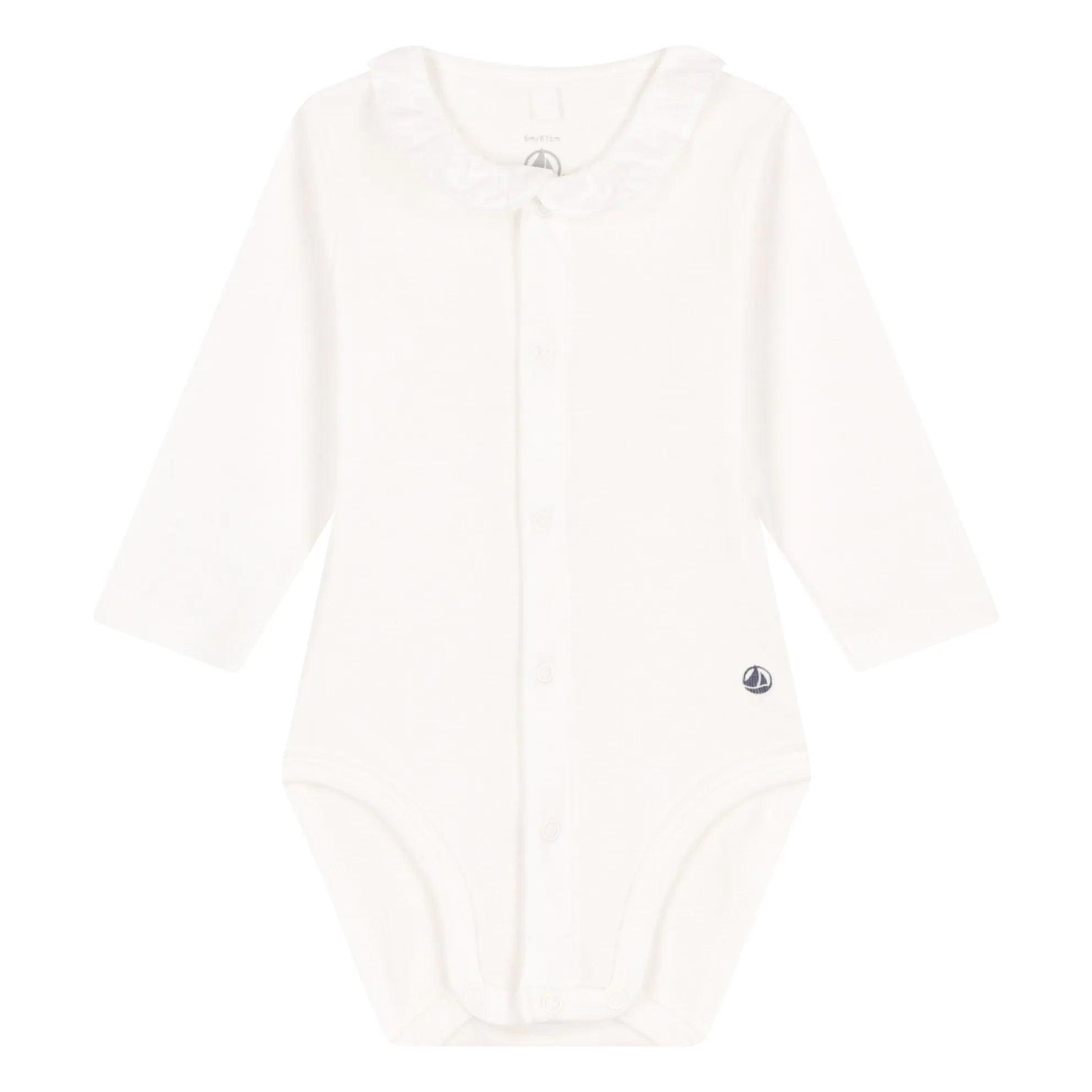 Petit Bateau - Weißer Body-Kragen