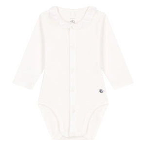 Petit Bateau - Weißer Body-Kragen