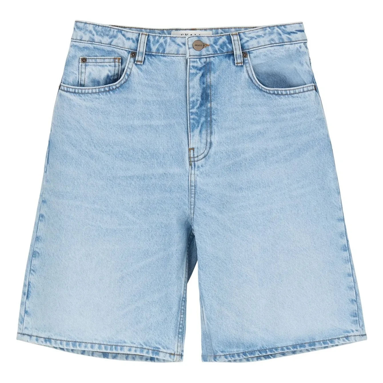 Skall Studio - Wilson Denim Bermuda-Shorts aus Bio-Baumwolle | Hellblau