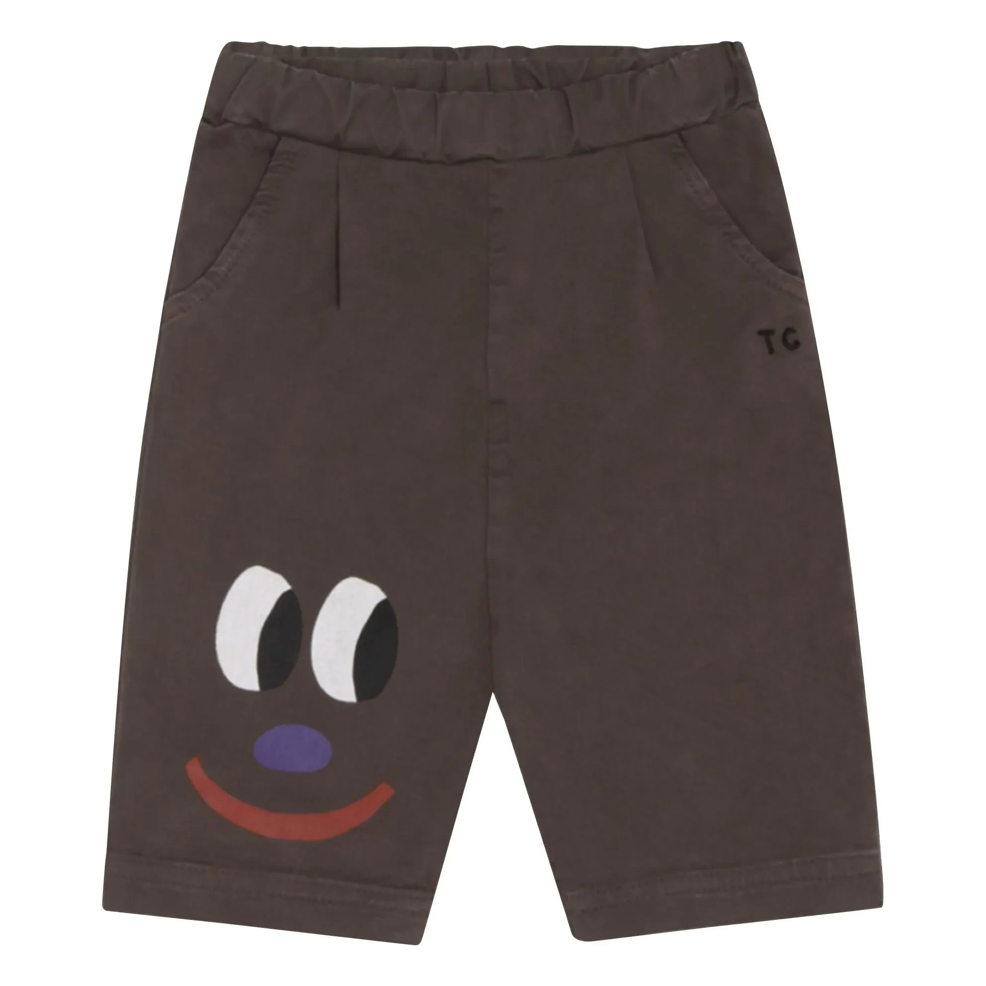 The Campamento - Baby-Hose mit lachendem Gesicht | Braun