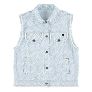 Sisters Department - Ärmellose Weste | Jeansblau