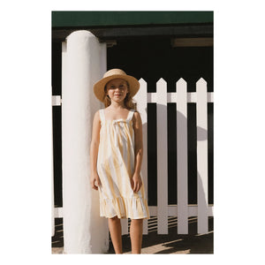 Tinycottons - Gestreiftes Kleid | Gelb
