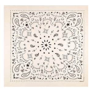 Call it by your name – Großes Seiden-Bandana | Ecru