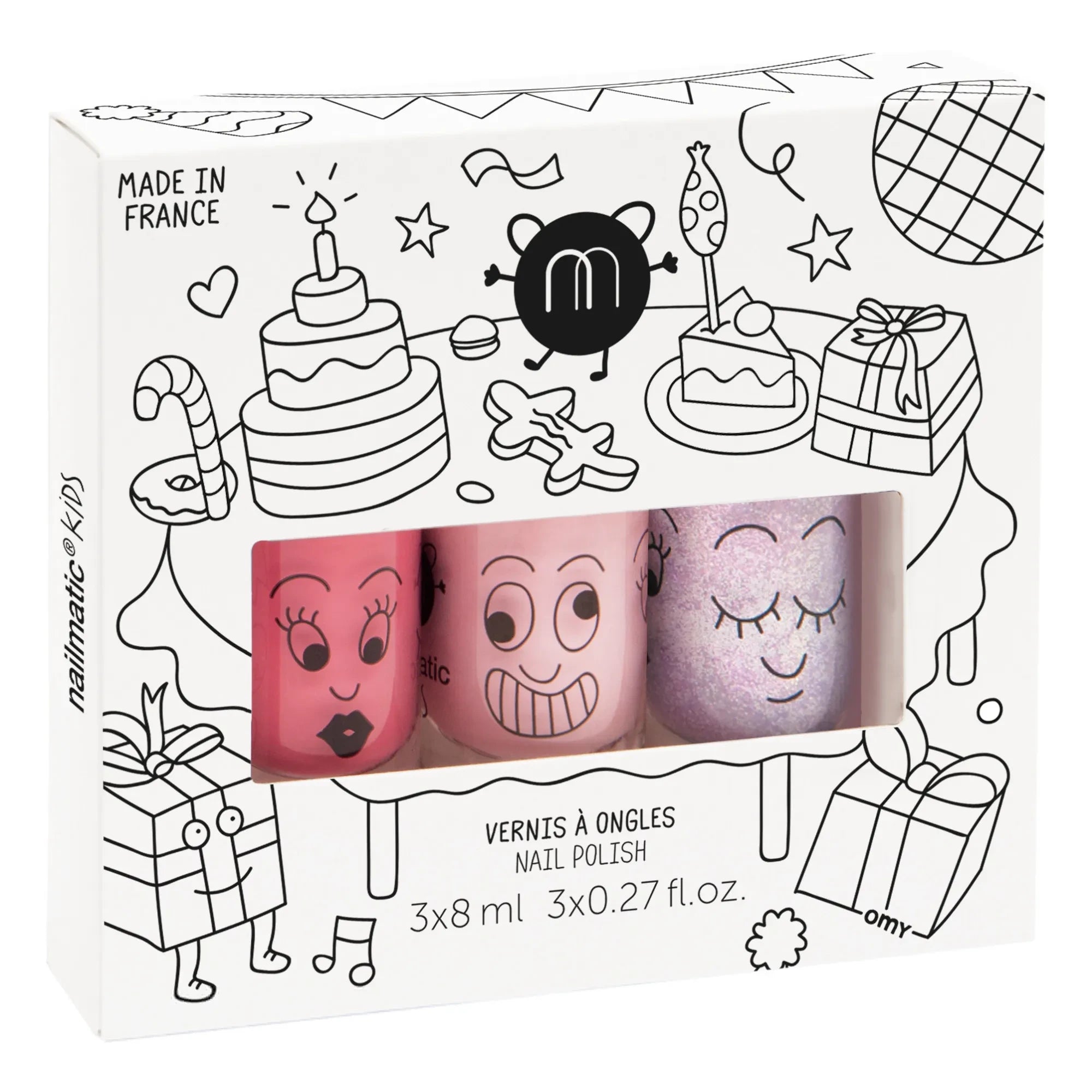 Nailmatic Kids - Party Nagellack - 3er Set
