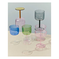 Hay - Tint şarap kadehleri - 2’li set | Yeşil
