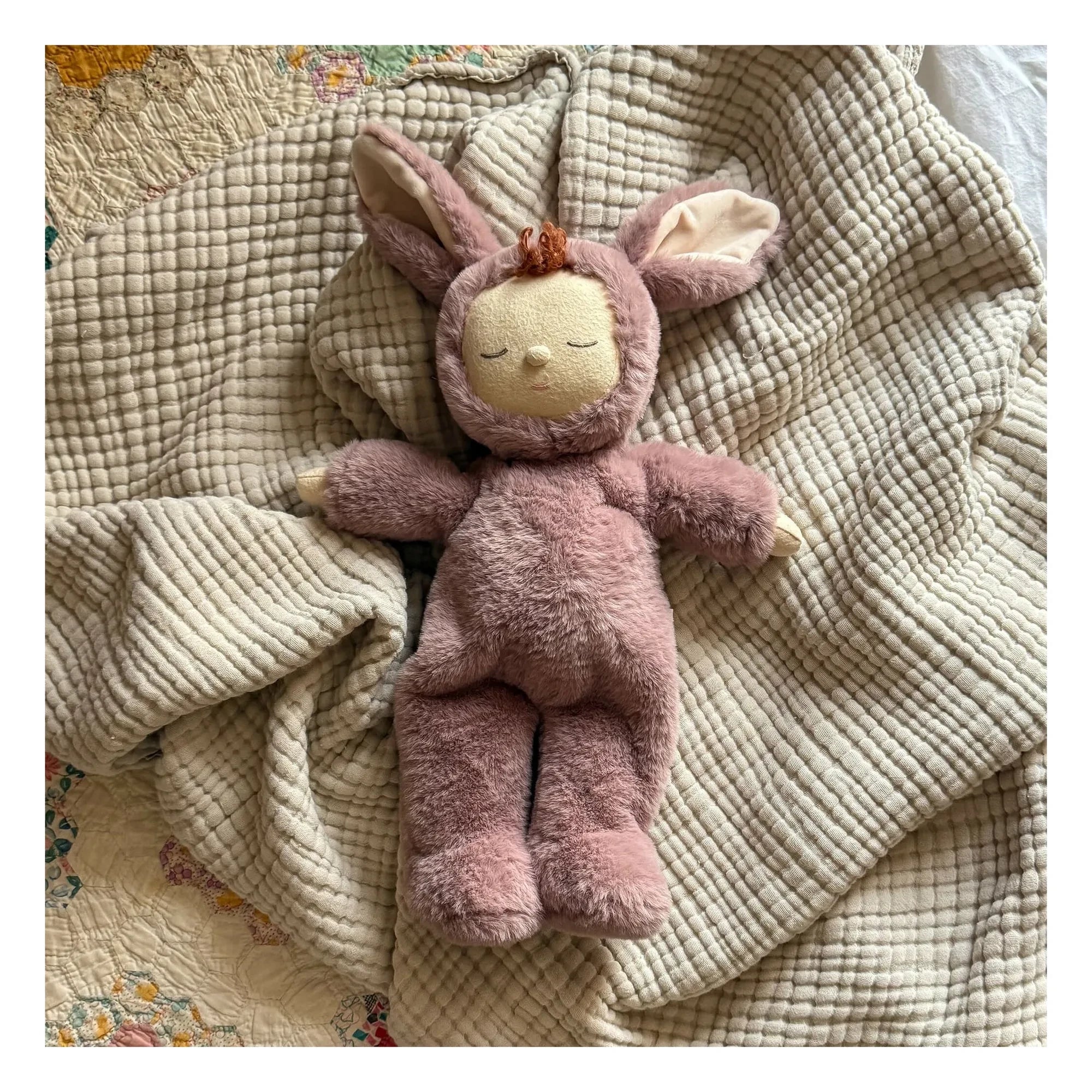 Olli Ella - Cozy Dinkum Hase Spielzeug | Mauve