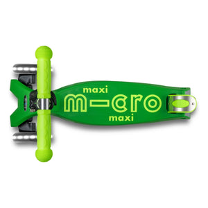Micro - Maxi Faltbarer Neon LED Scooter | Grün