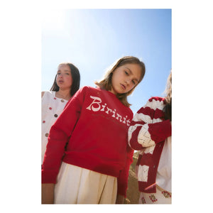 birinit - Chili Birinit Sweatshirt aus Bio-Baumwolle | Rot