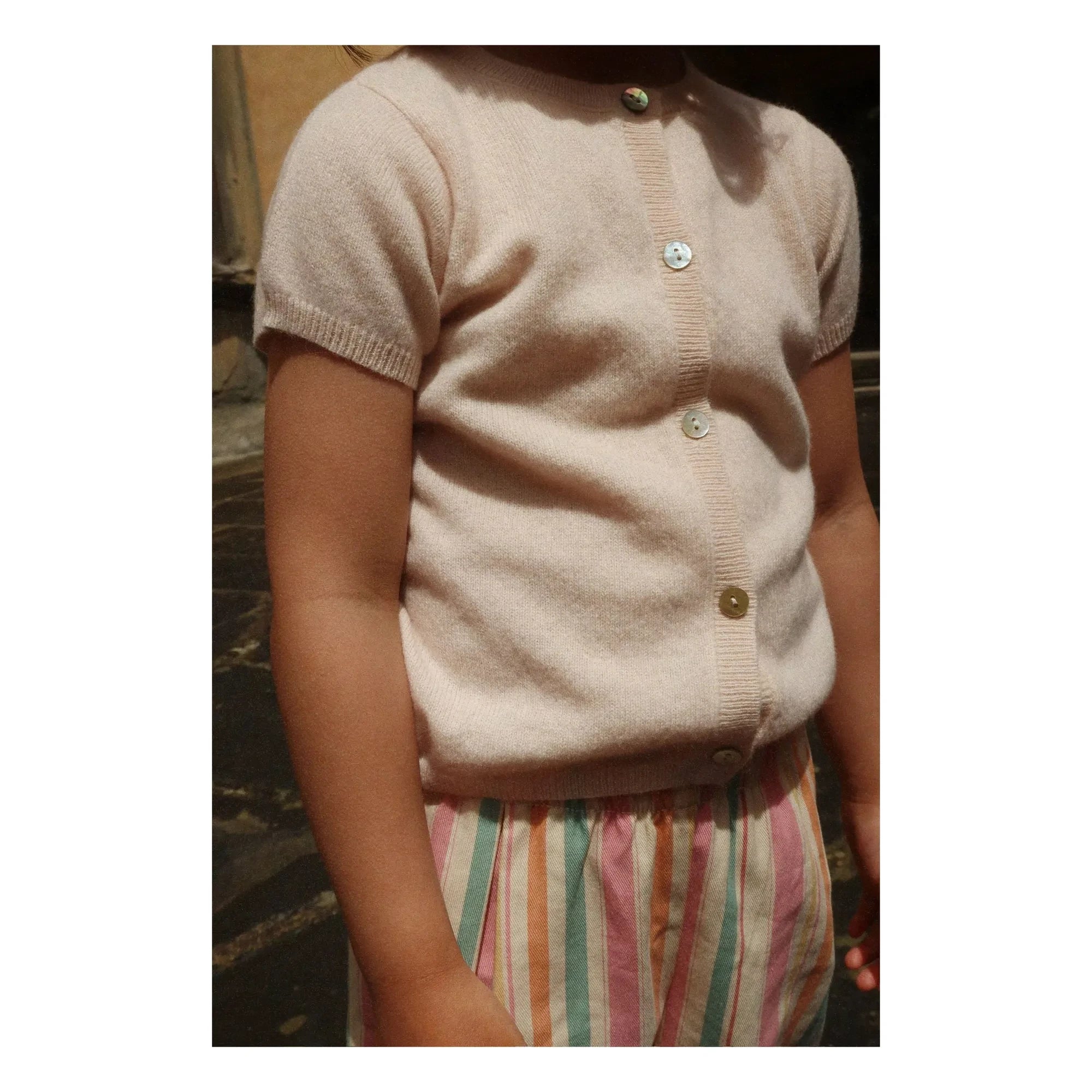 Konges Sløjd - Basi Wollstrickjacke | Creme