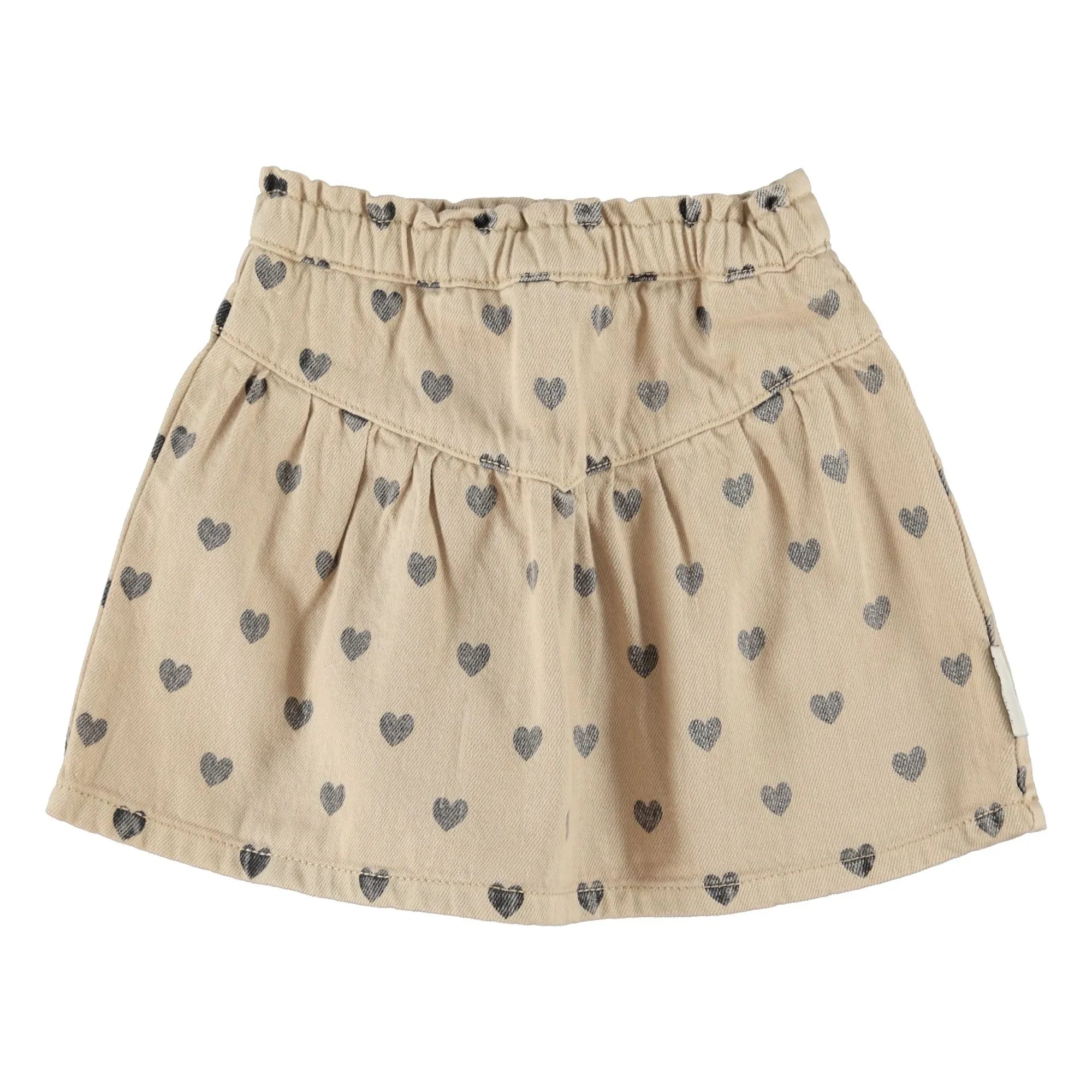 Piupiuchick - Herz-Rock aus Bio-Baumwolle | Beige