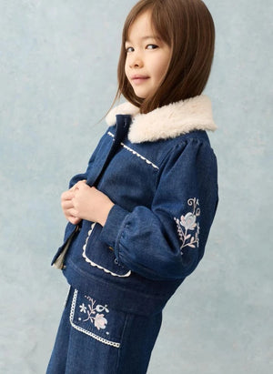 Louise Misha - Rafalina Denimjacke | Dunkelblau