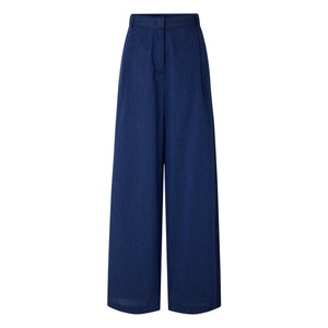 Sessùn - Hose Provencia aus gestreifter Baumwolle | Marineblau