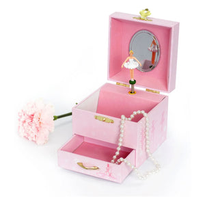 Trousselier - Spieluhr mit phosphoreszierender Ballerina | Rosa
