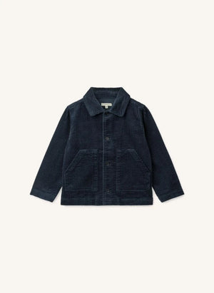 Liewood - Paulino Organische Baumwolle Velours Overshirt | Dunkelblau