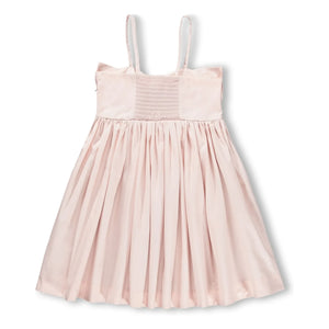 Molo - Caysi Kleid aus Bio-Baumwolle mit Schleife | Hellrosa