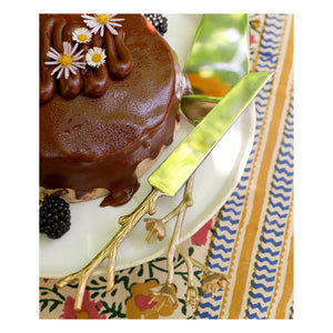 Doing Goods - Ava Blossom Dessertbesteck-Set - 2-teilig | Gold