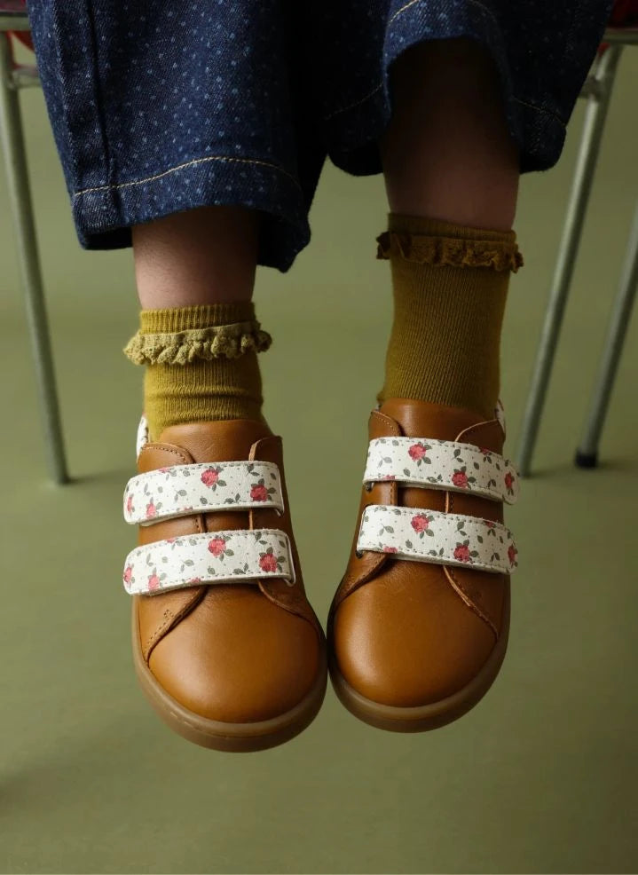 Lazare - Mahaut Sneaker mit Blumenmuster | Camel