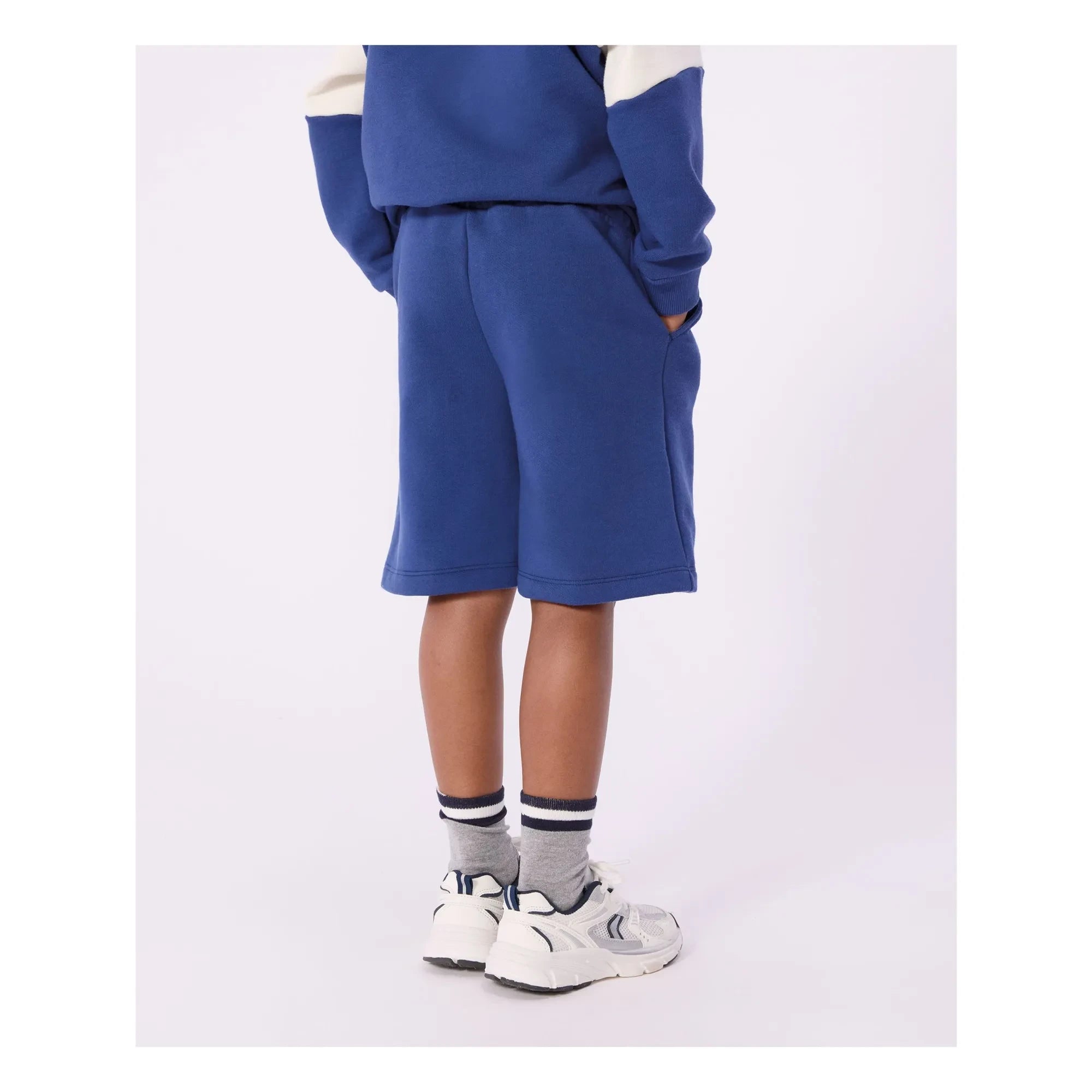 Petit Bateau - Bermuda-Shorts aus Bio-Baumwolle | Blau