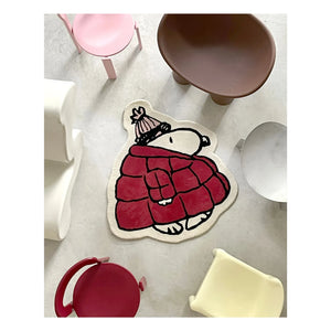 Maison Deux - Peanuts Doudoune Teppich | Rot