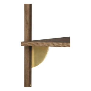 Ferm Living - Bölmeli raf | Chêne fumé
