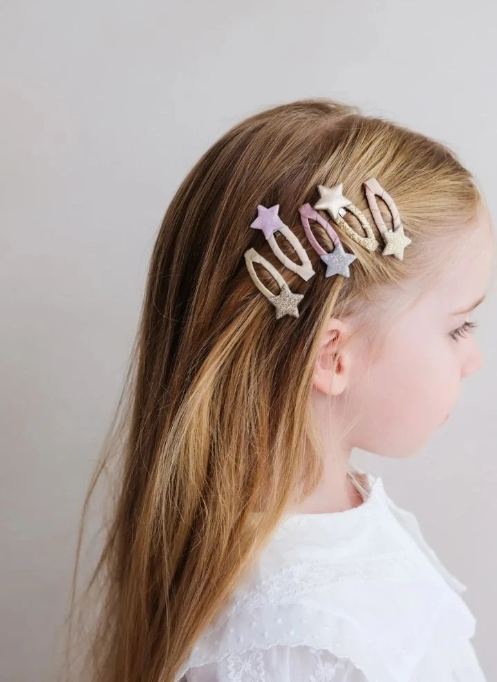 Mimi & Lula - 5er Set Stellina Mini Glitzerstäbe | Rosa