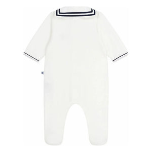 Petit Bateau - Strampler Hemdkragen | Weiß