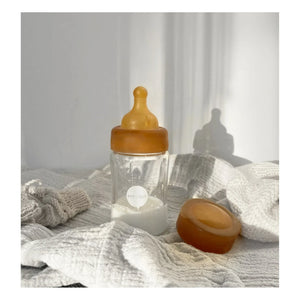 Hevea - Weithals-Glasflaschen - Langsamer Fluss - 2er Set