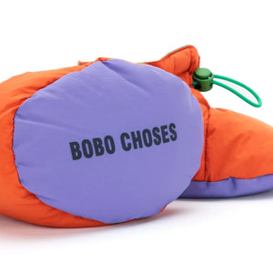 Bobo Choses - Yorgan Desenli Ördek Tüylü Terlikler | Turuncu