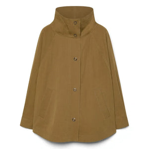 Pomandère - Baumwoll-Cape-Jacke | Kamel