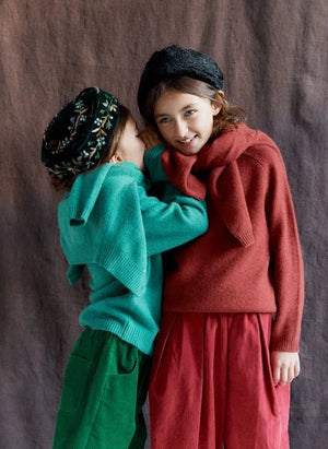 Caramel - Rosa Kaschmir Strickjacke | Rosa