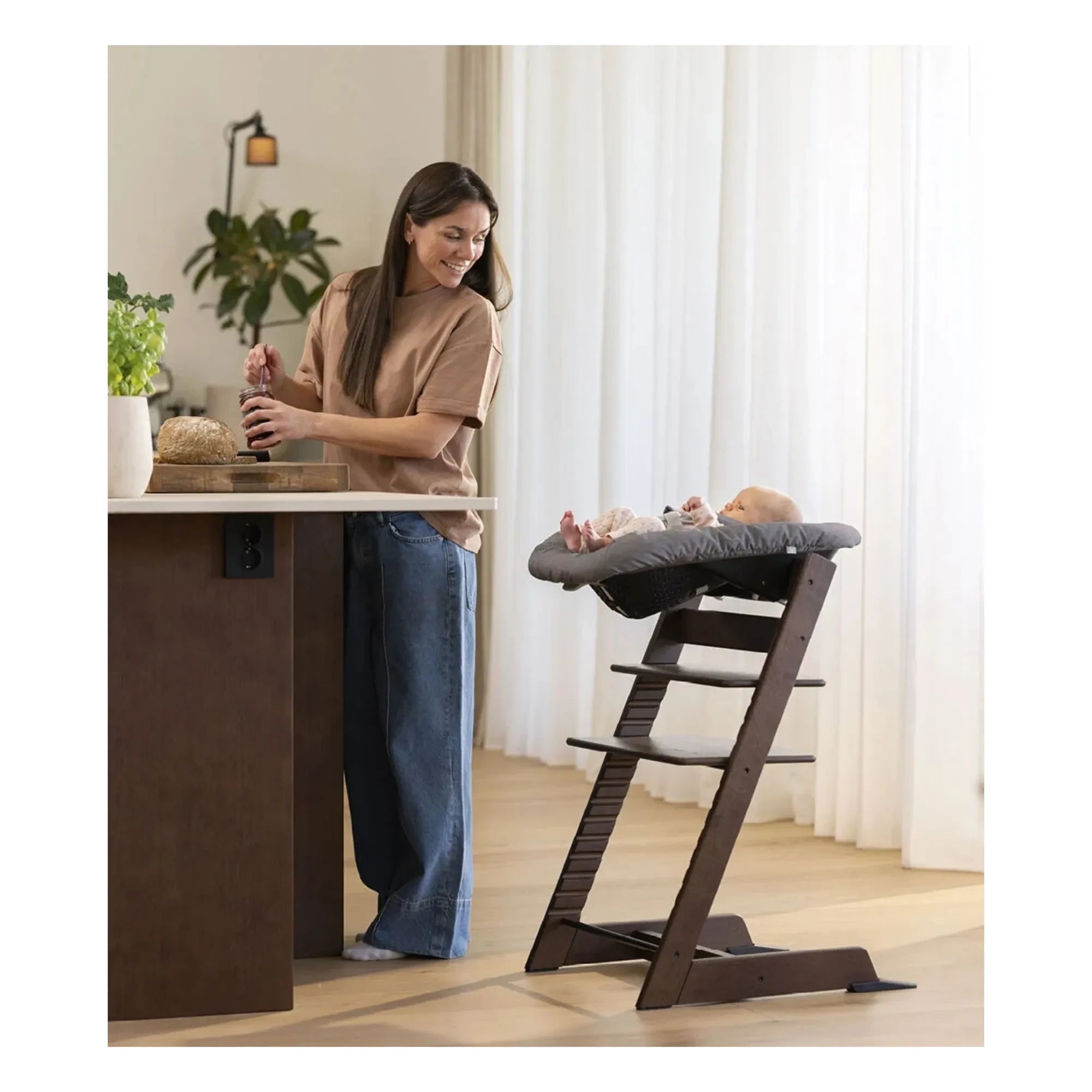 Stokke® - Tripp Trapp® Hochstuhl aus Eiche | Braun