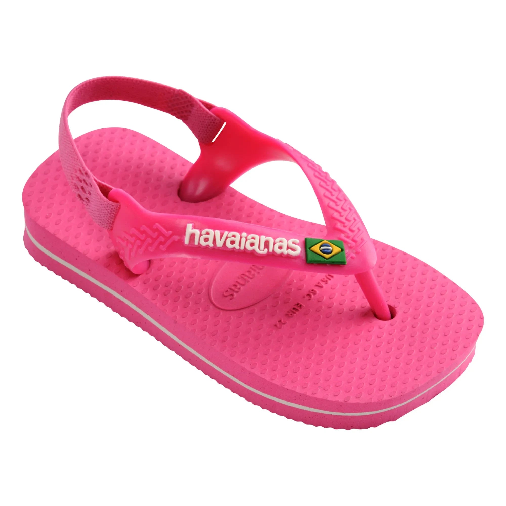 Havaianas - Baby Brasil Logo parmak arası terlik | Pembe