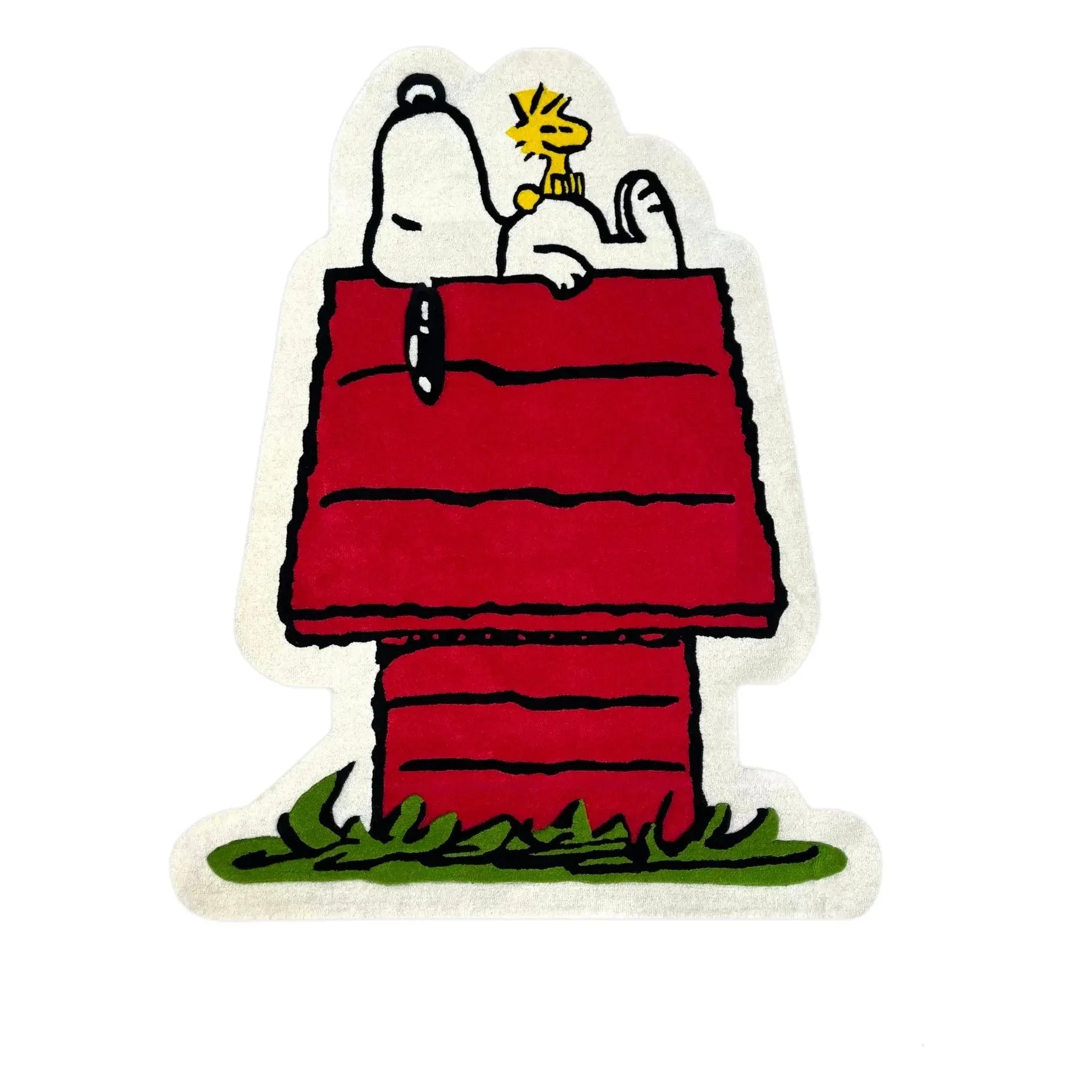 Maison Deux - Peanuts Dog House Teppich | Rot