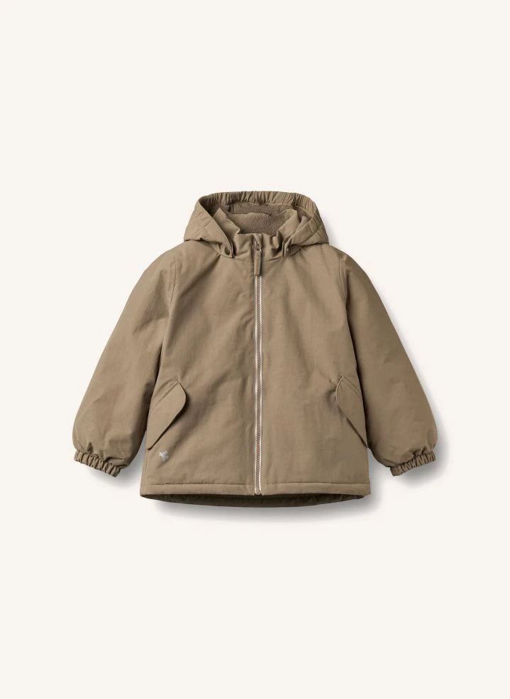 Wheat - Aus recycelten Fasermaterialien hergestellte Svende Parka | Sand