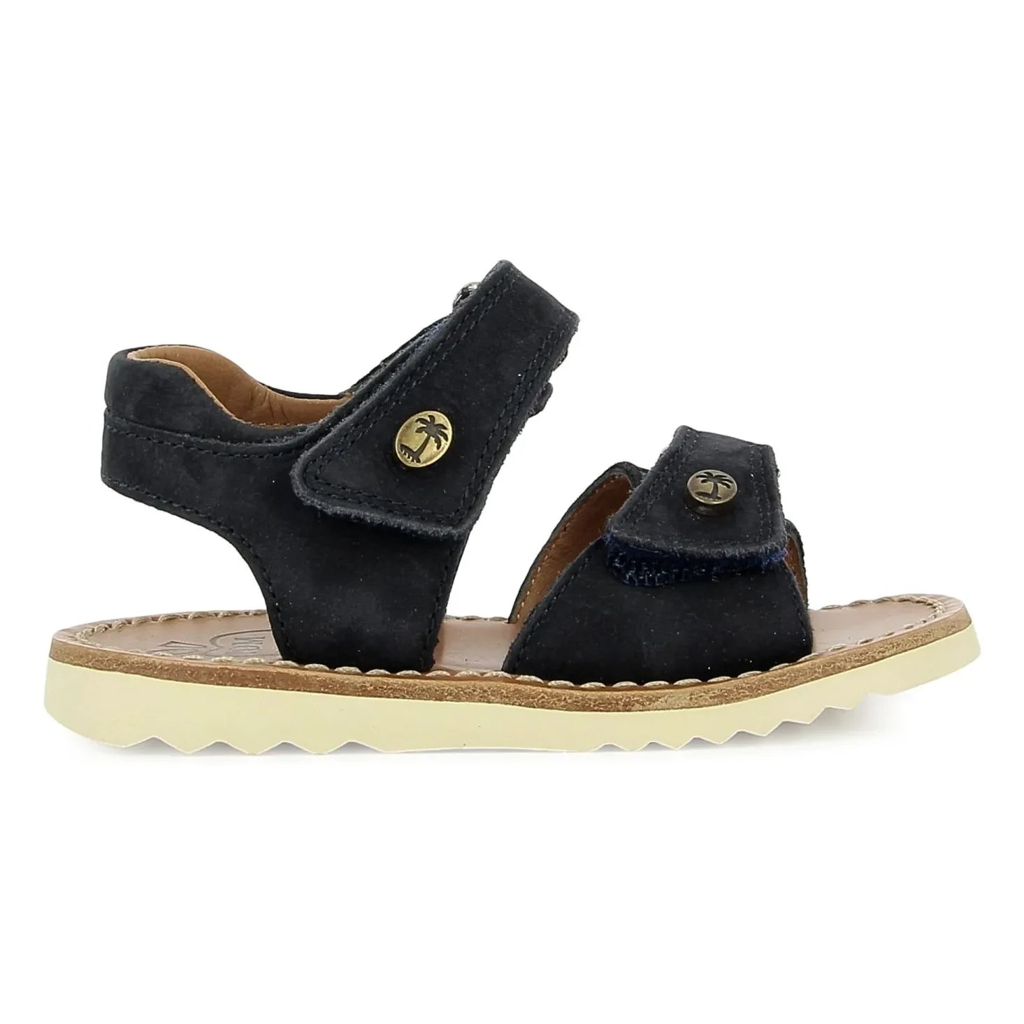 Pom d'Api - Waff Easy Nubuk Sandalen | Dunkelblau