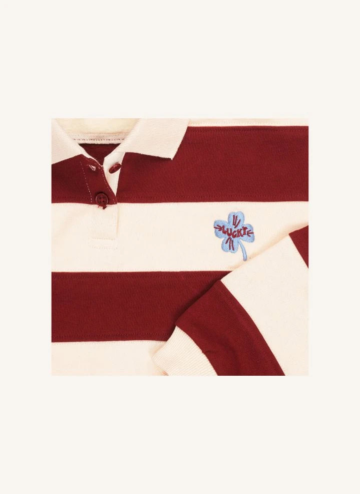 Tumble N'Dry - Adele Organik Pamuk Polo Yaka Kazak | Soluk Pembe