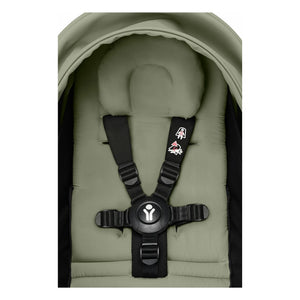 Stokke® - YOYO³ 0+ Neugeborenen-Kinderwagen Weißes Gestell | Olive